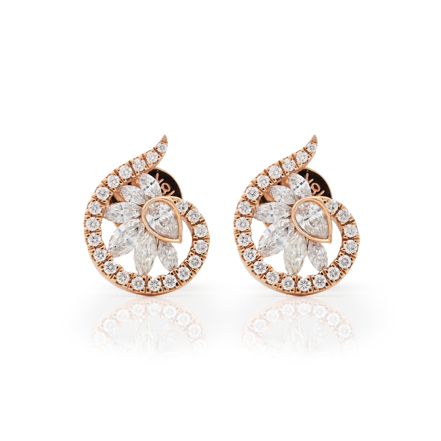 Regent Cushion Diamond Earring