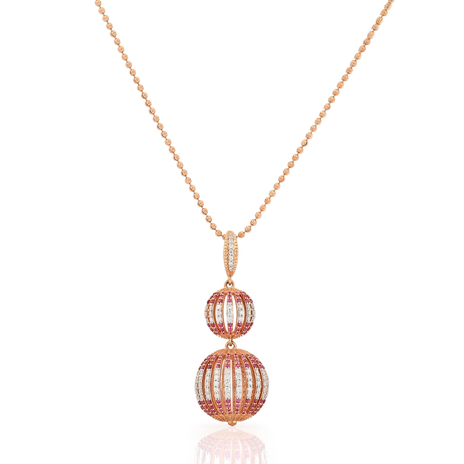 The Prism Globe Diamond Necklace
