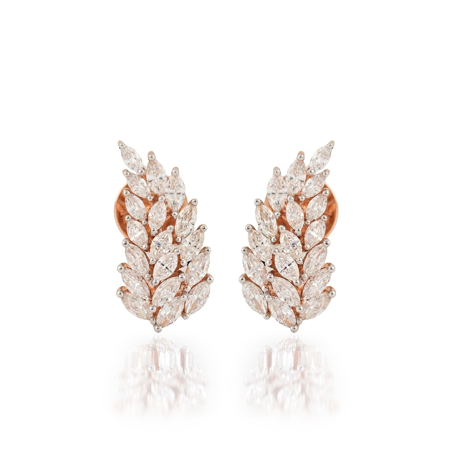 Riven Diamond Earrings