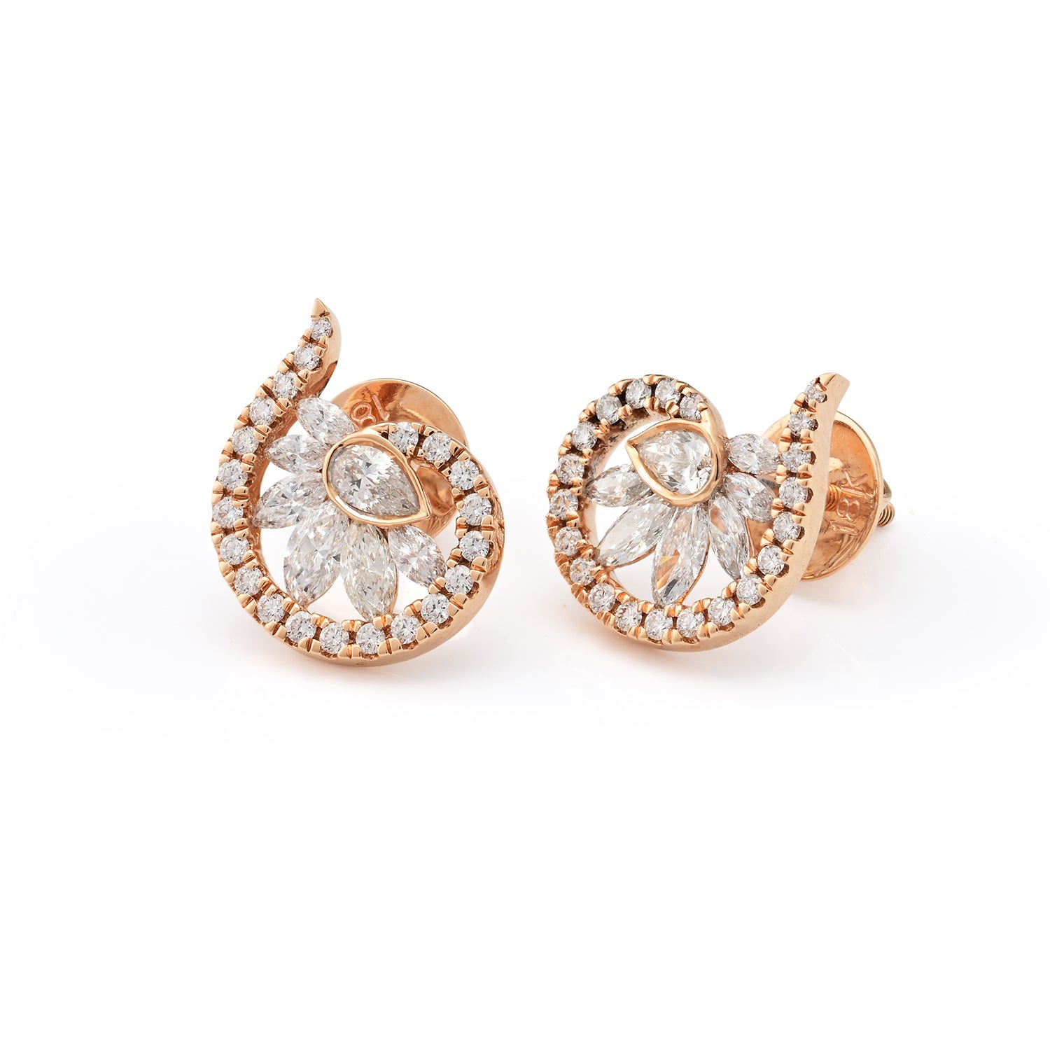 Regent Cushion Diamond Earring