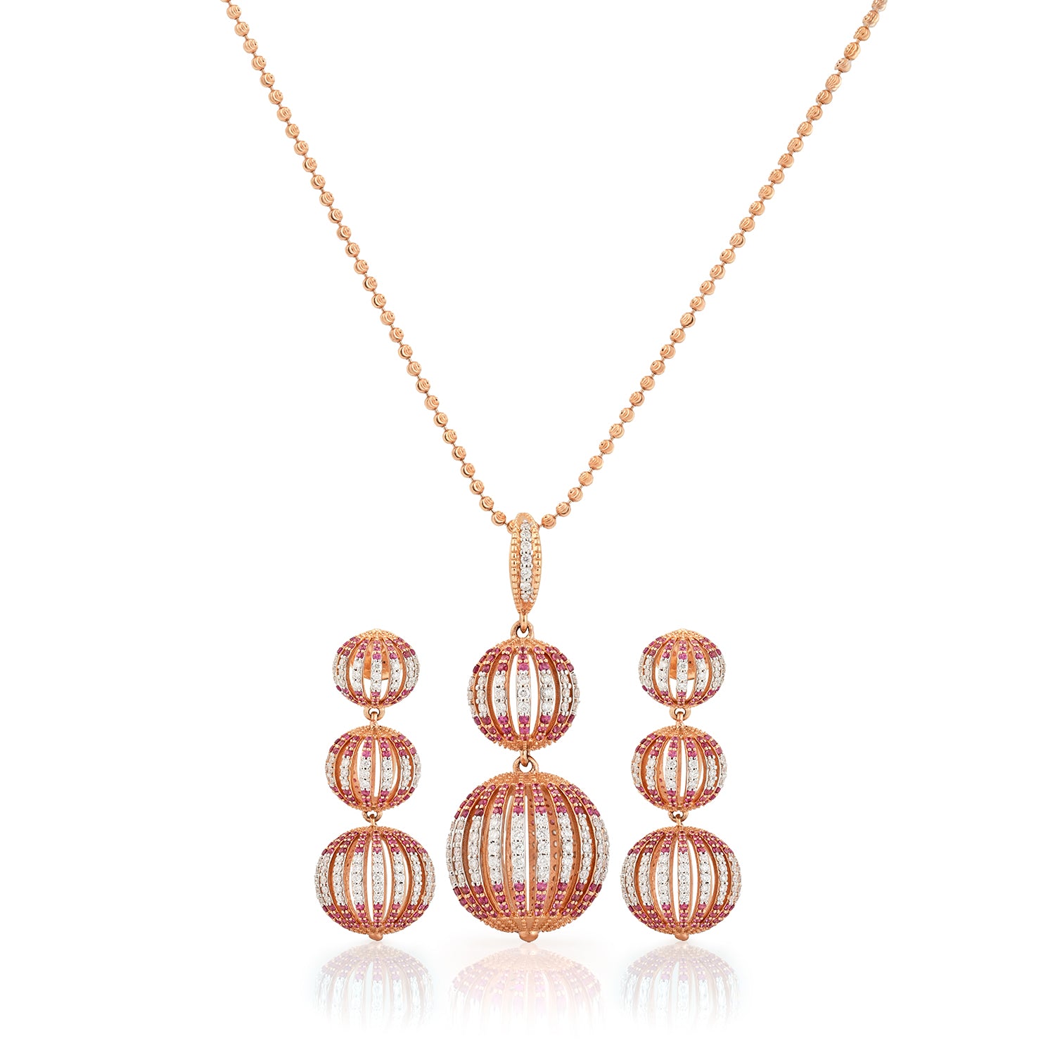 The Prism Globe Diamond Necklace
