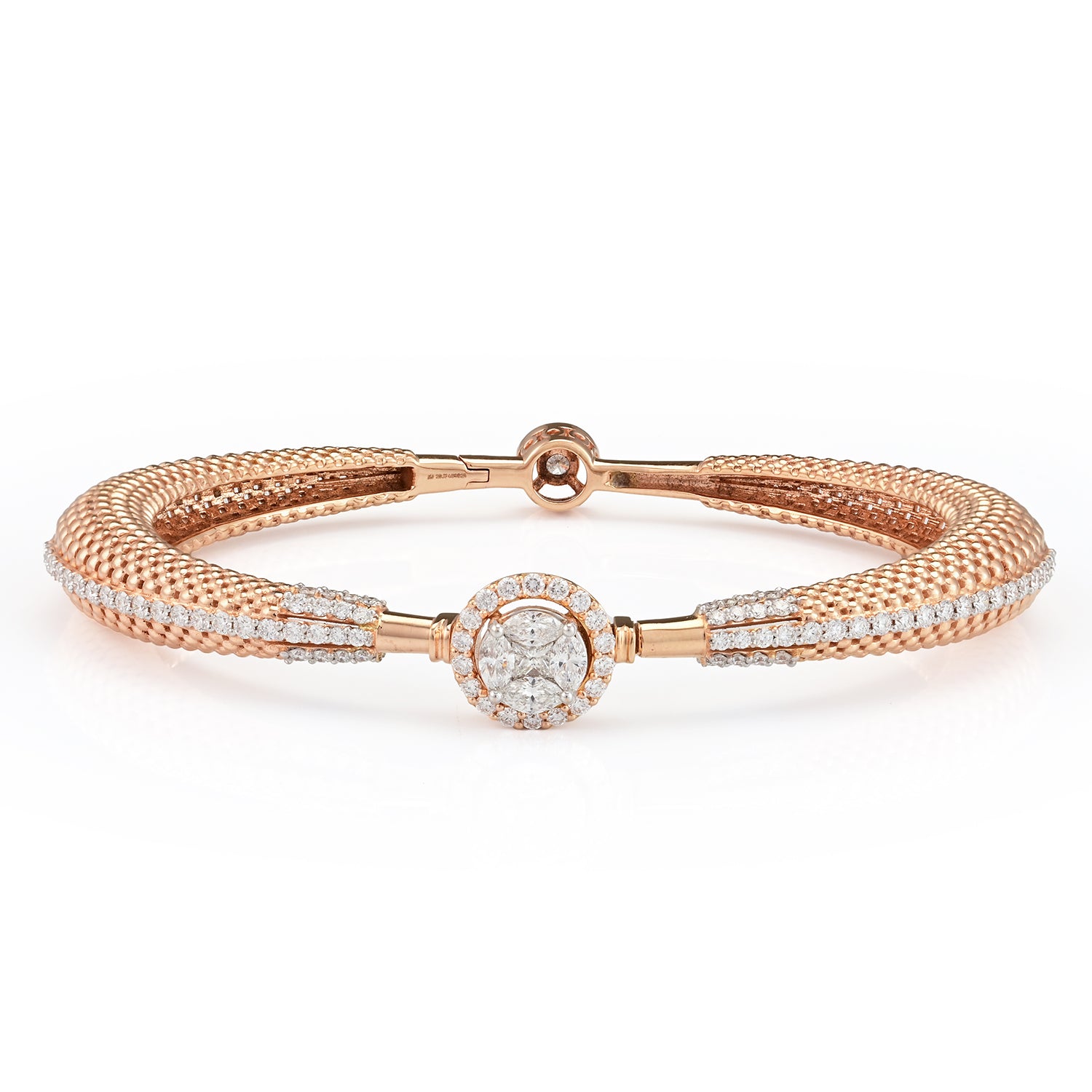 Luxeweave Diamond Cuff Bracelet