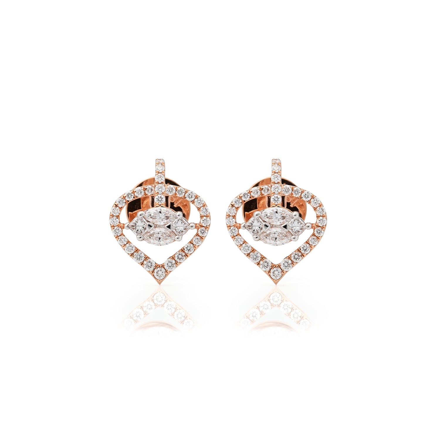 Petal Diamond Earring