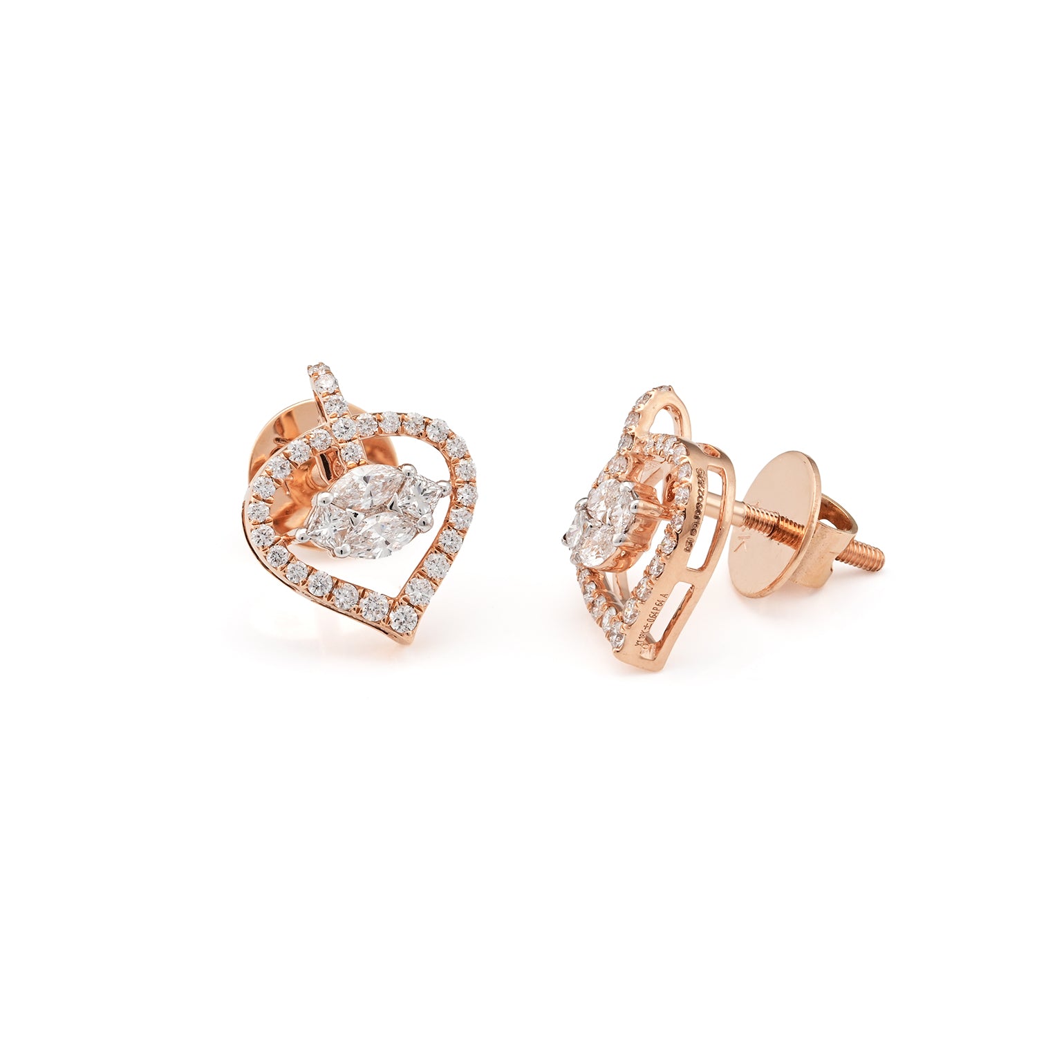 Petal Diamond Earring