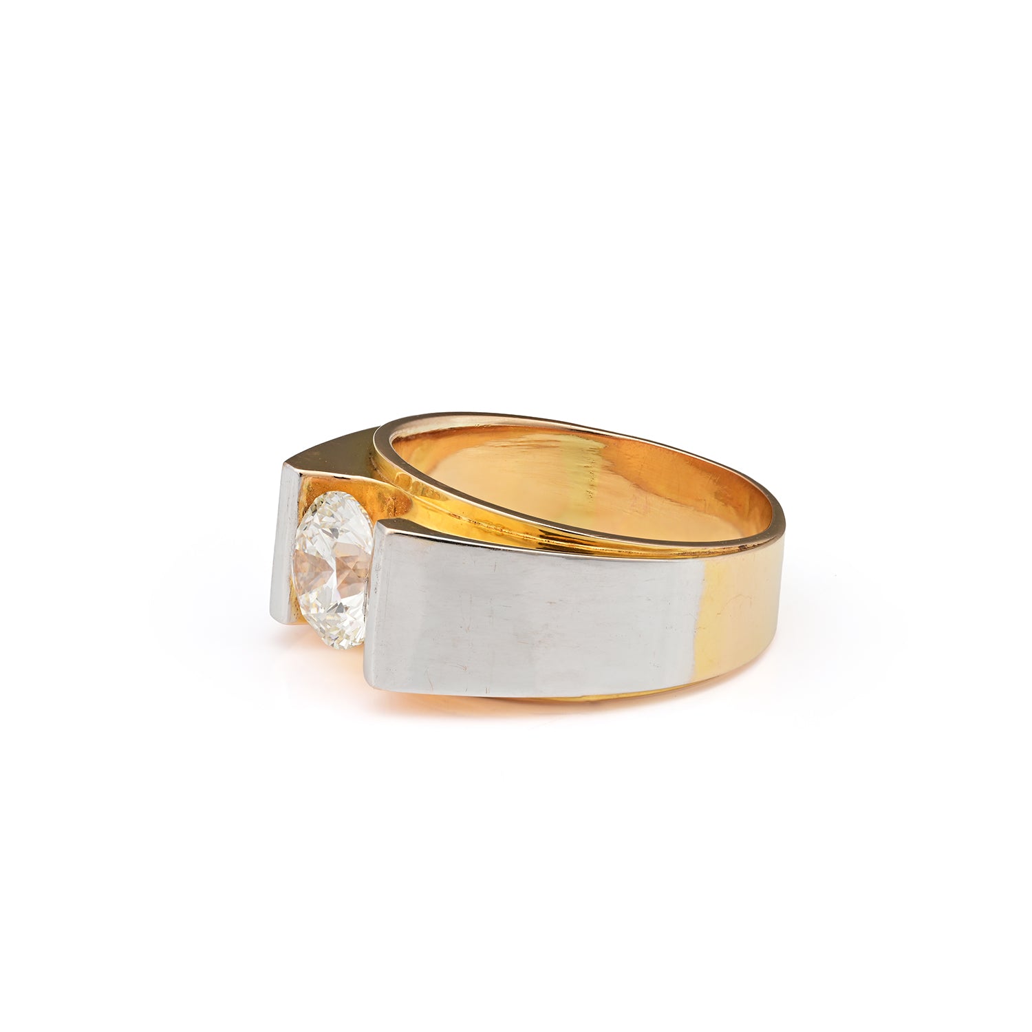 Metric Gold Ring