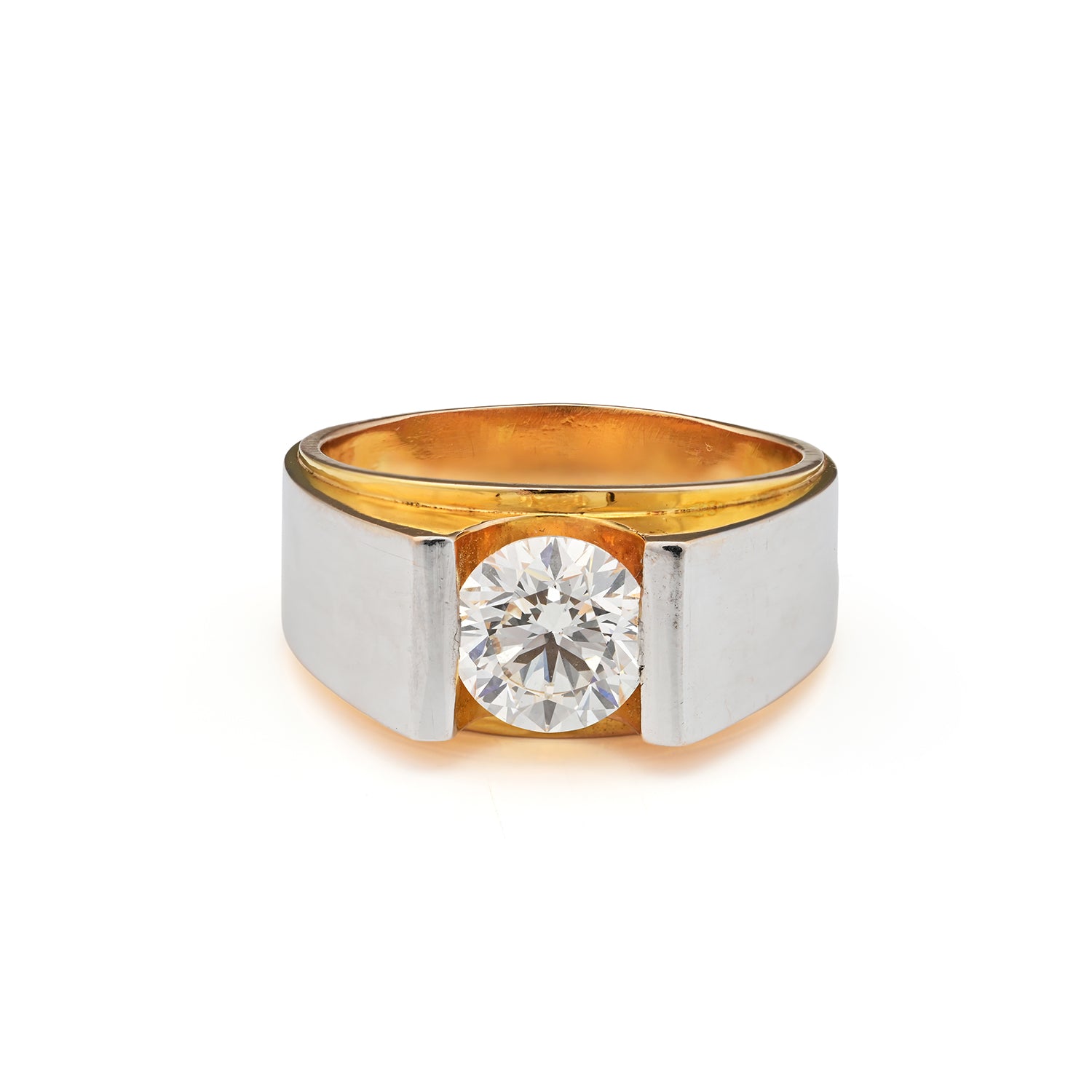 Metric Gold Ring
