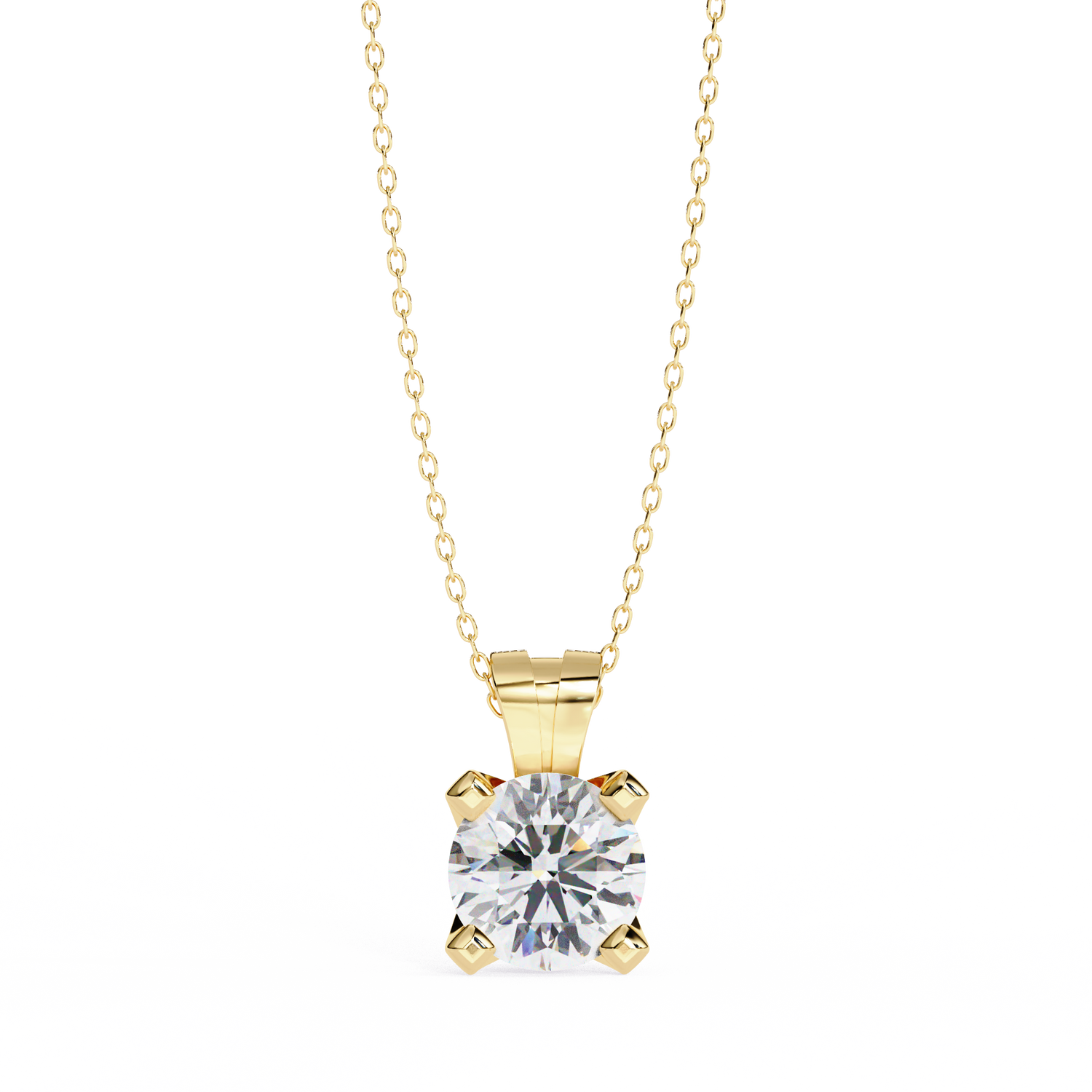 Ember Solitaire Pendant