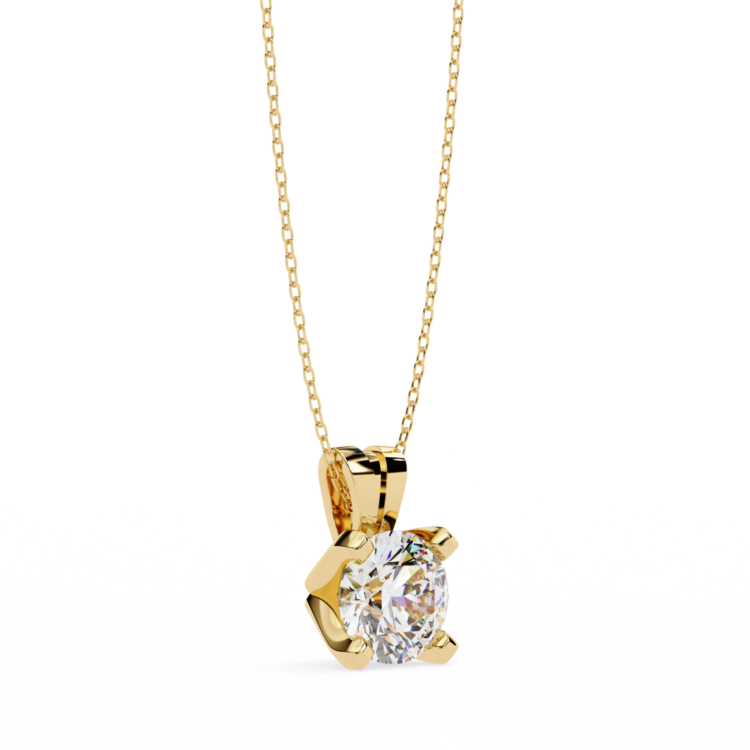 Ember Solitaire Pendant