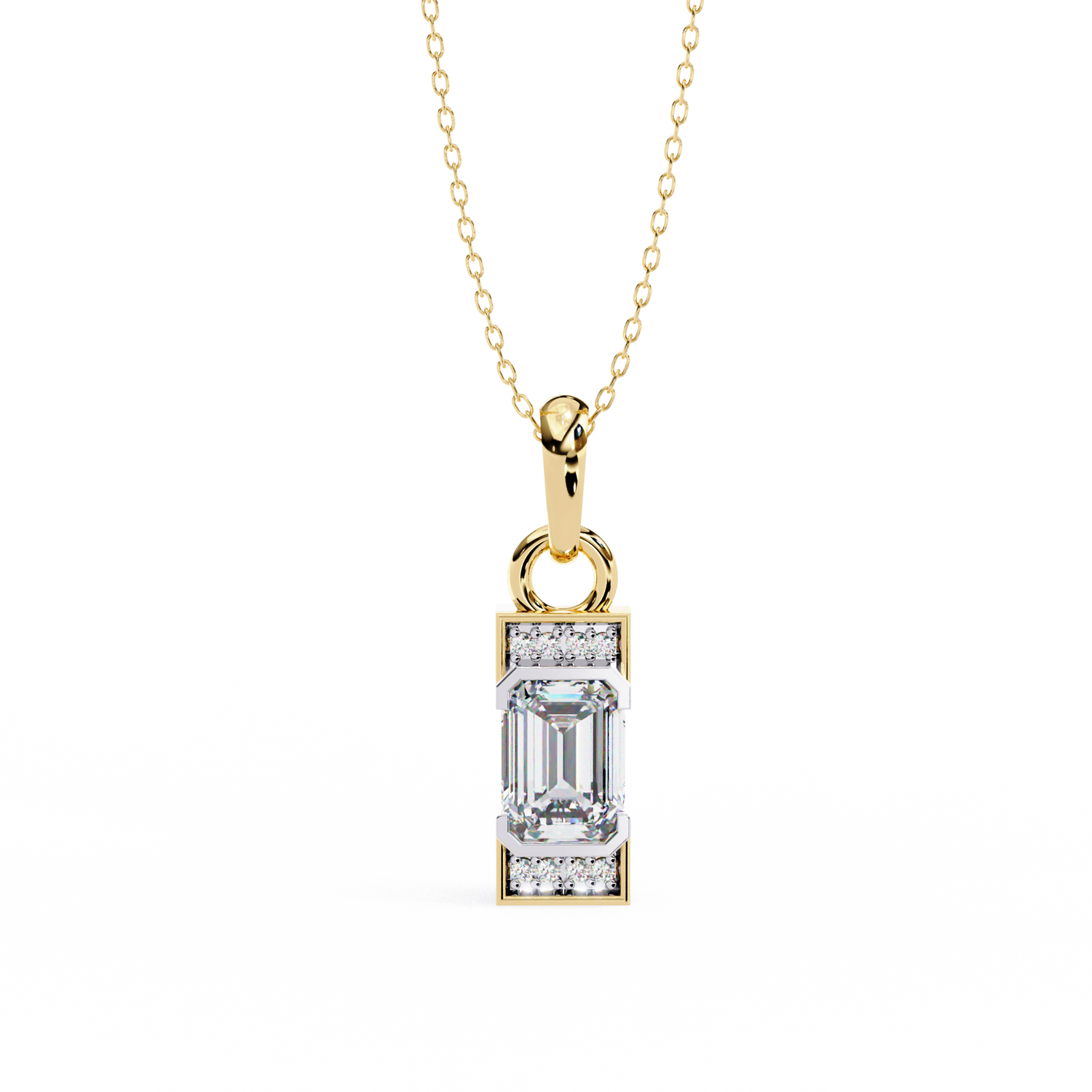 Lila Solitaire Pendant