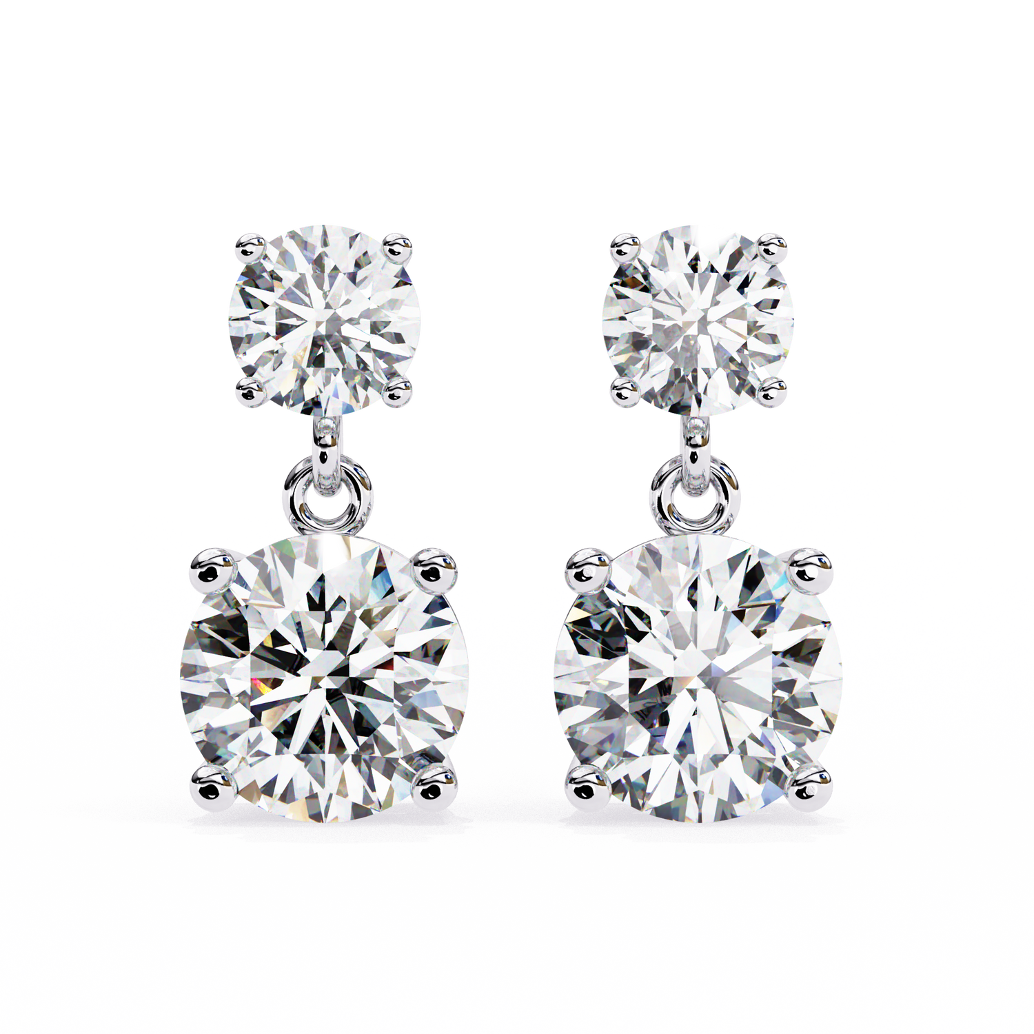 Evelyn Solitaire Earring