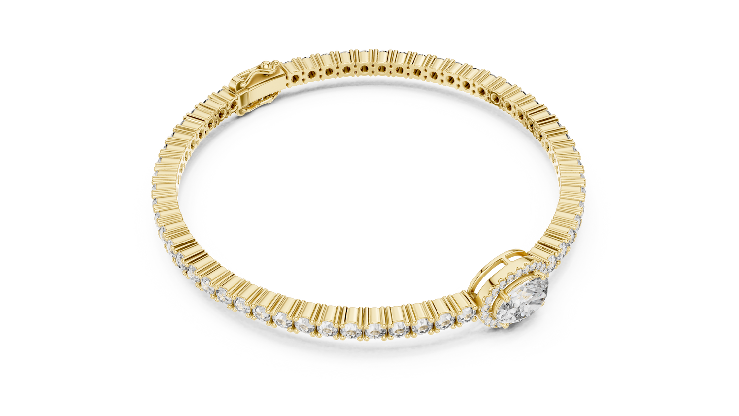 Omega Diamond Bracelet
