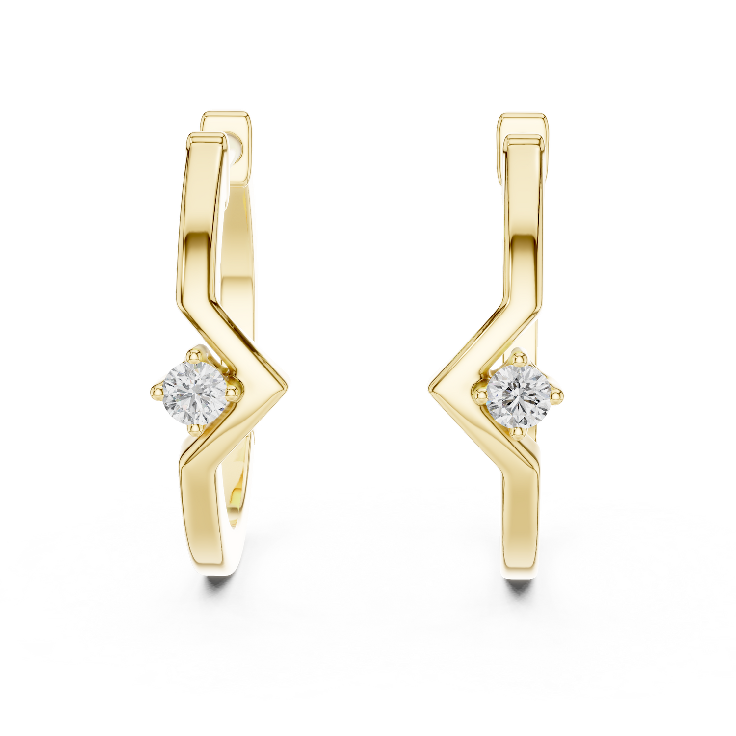 Charlotte Diamond Earring