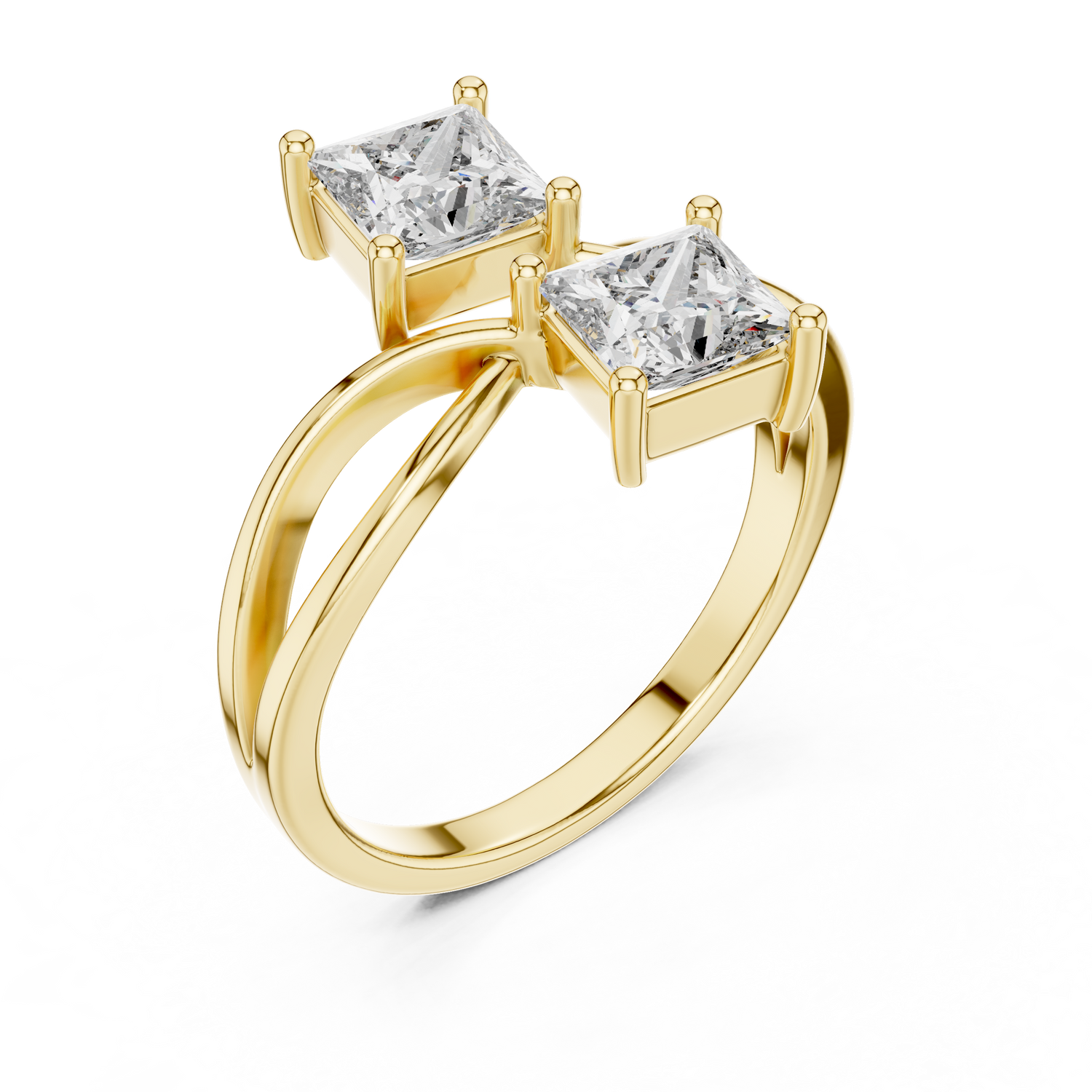 Amelia Two Stone Ring