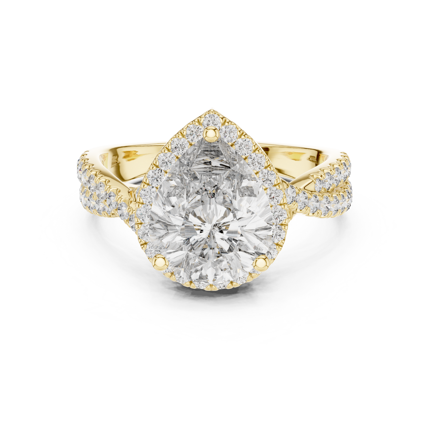 Violet Solitaire Ring