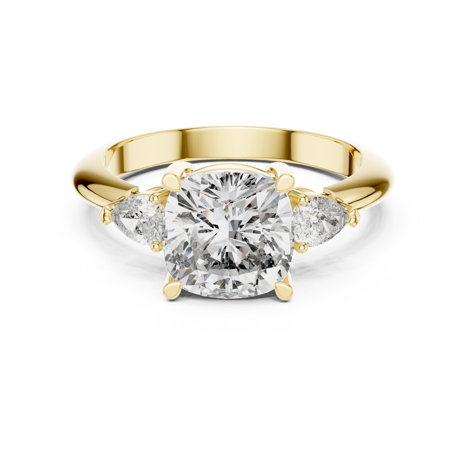 Anna Three Stone Ring