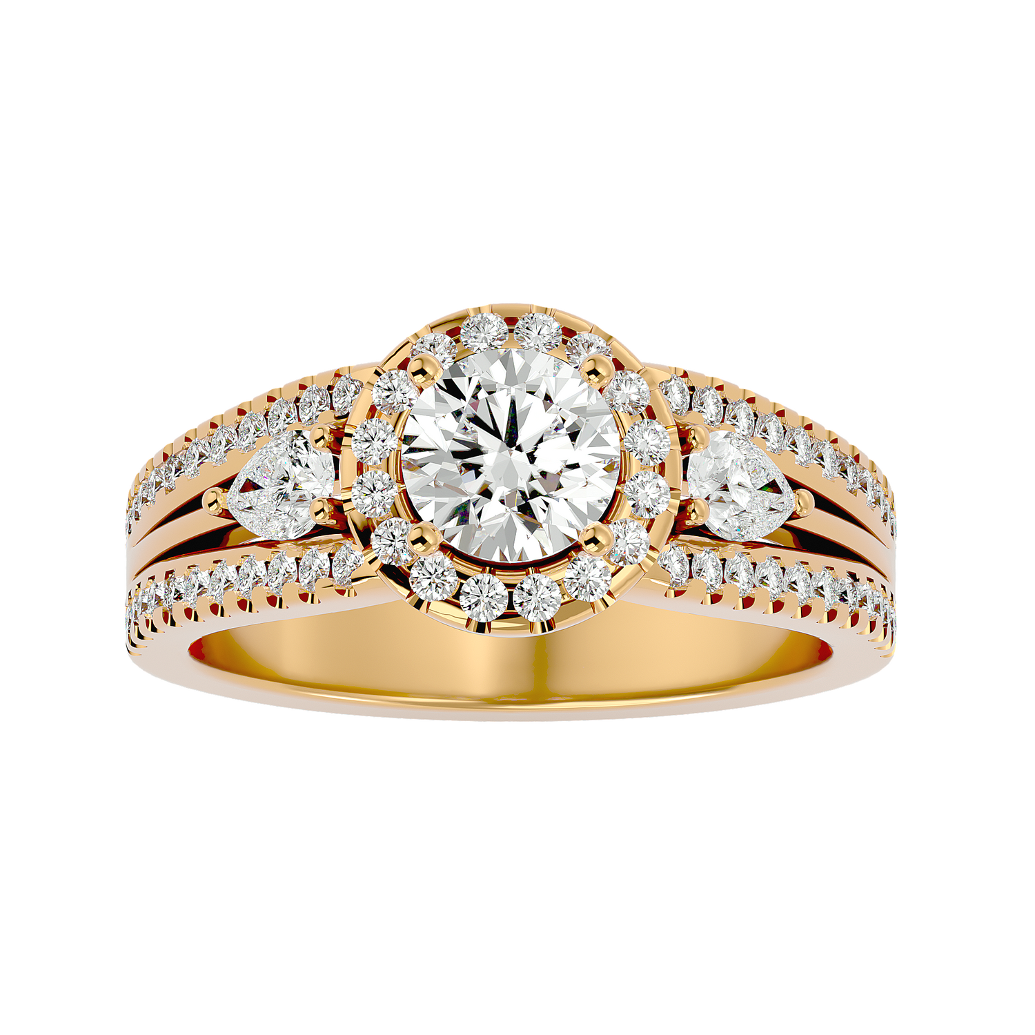 Camille Three Stone Ring