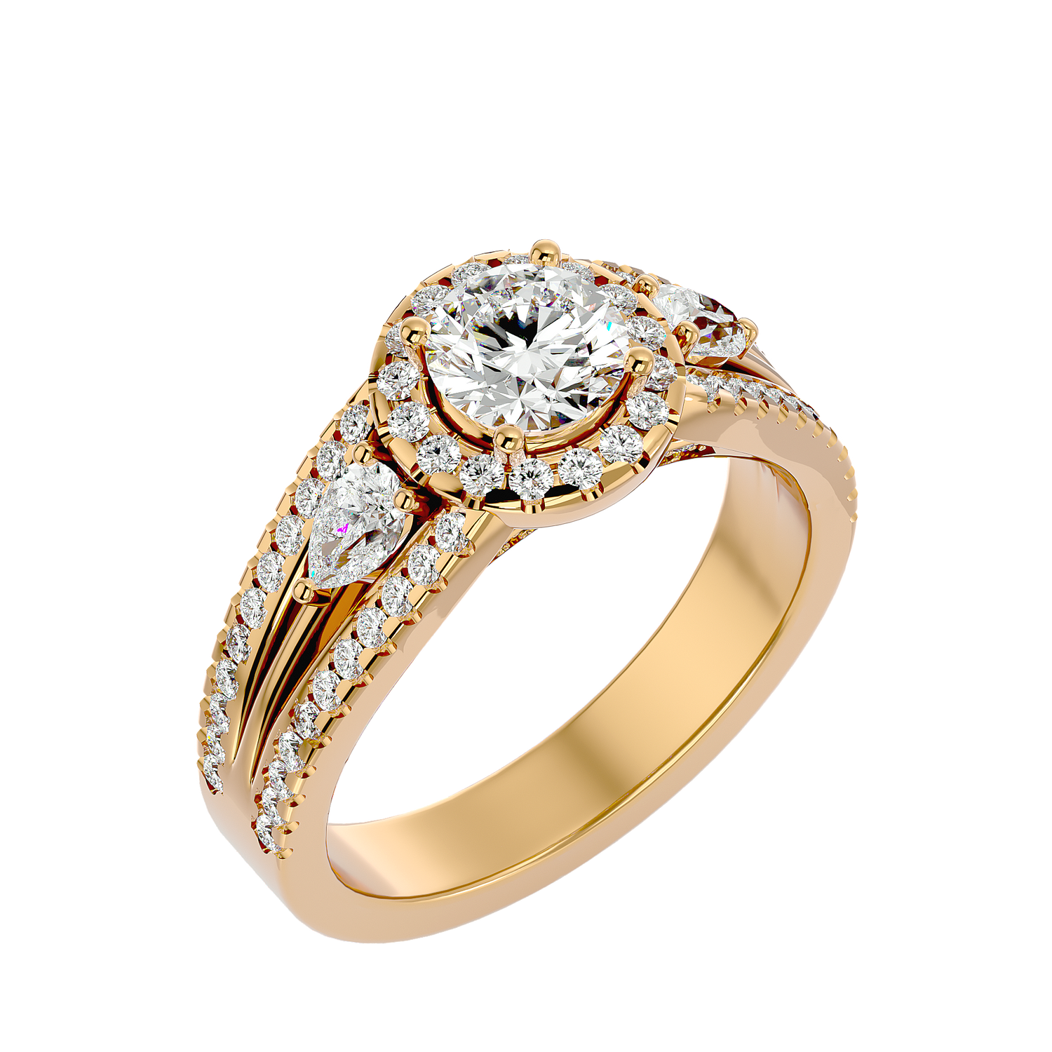 Camille Three Stone Ring