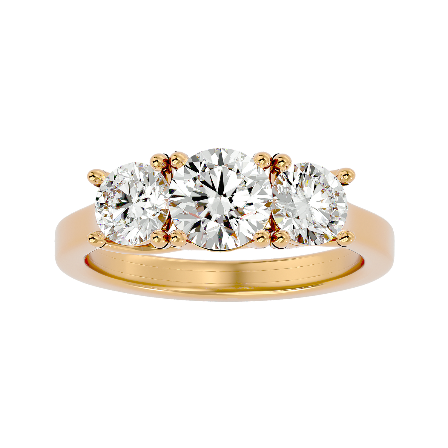 Caledonia Three Stone Ring
