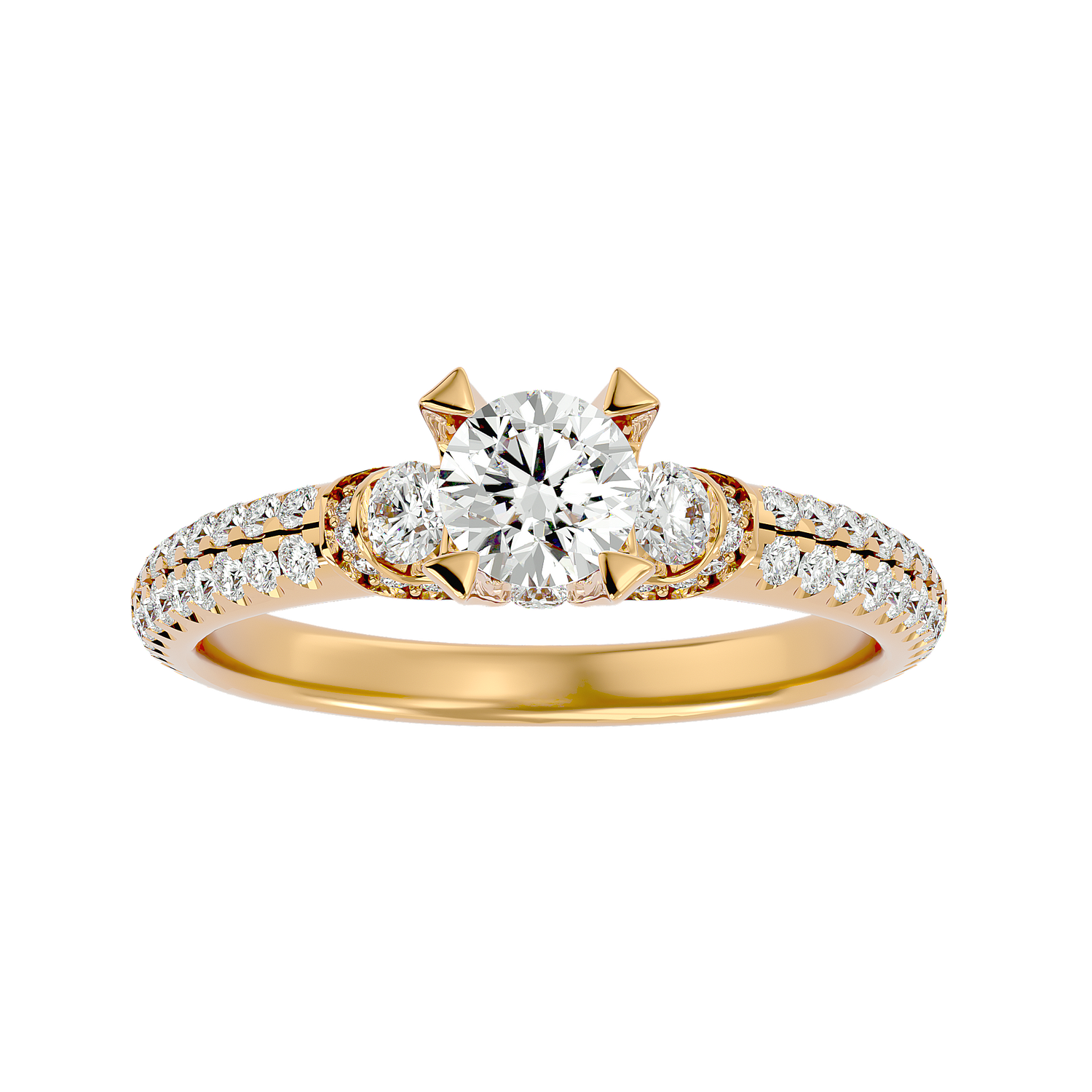 Camilla Three Stone Ring
