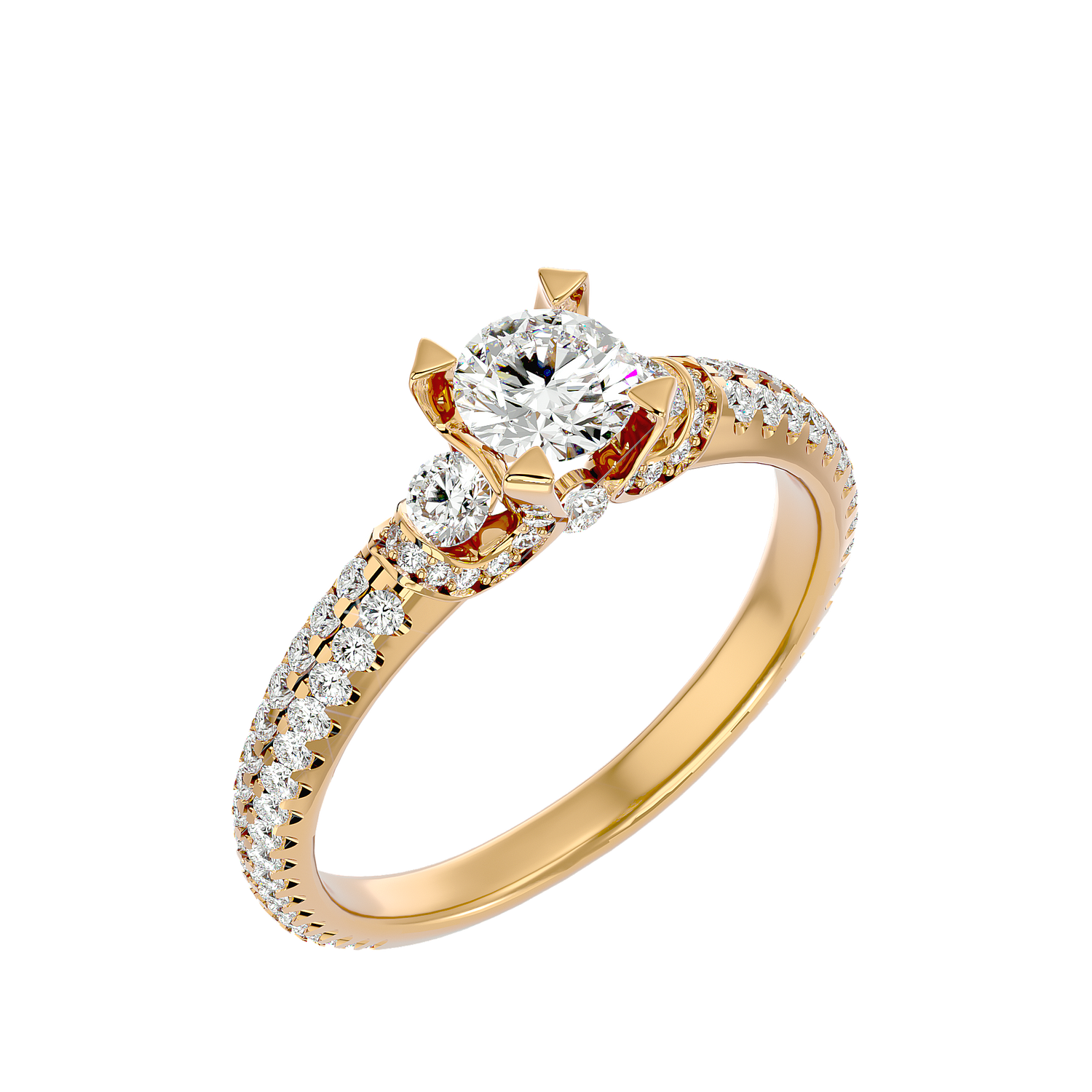 Camilla Three Stone Ring