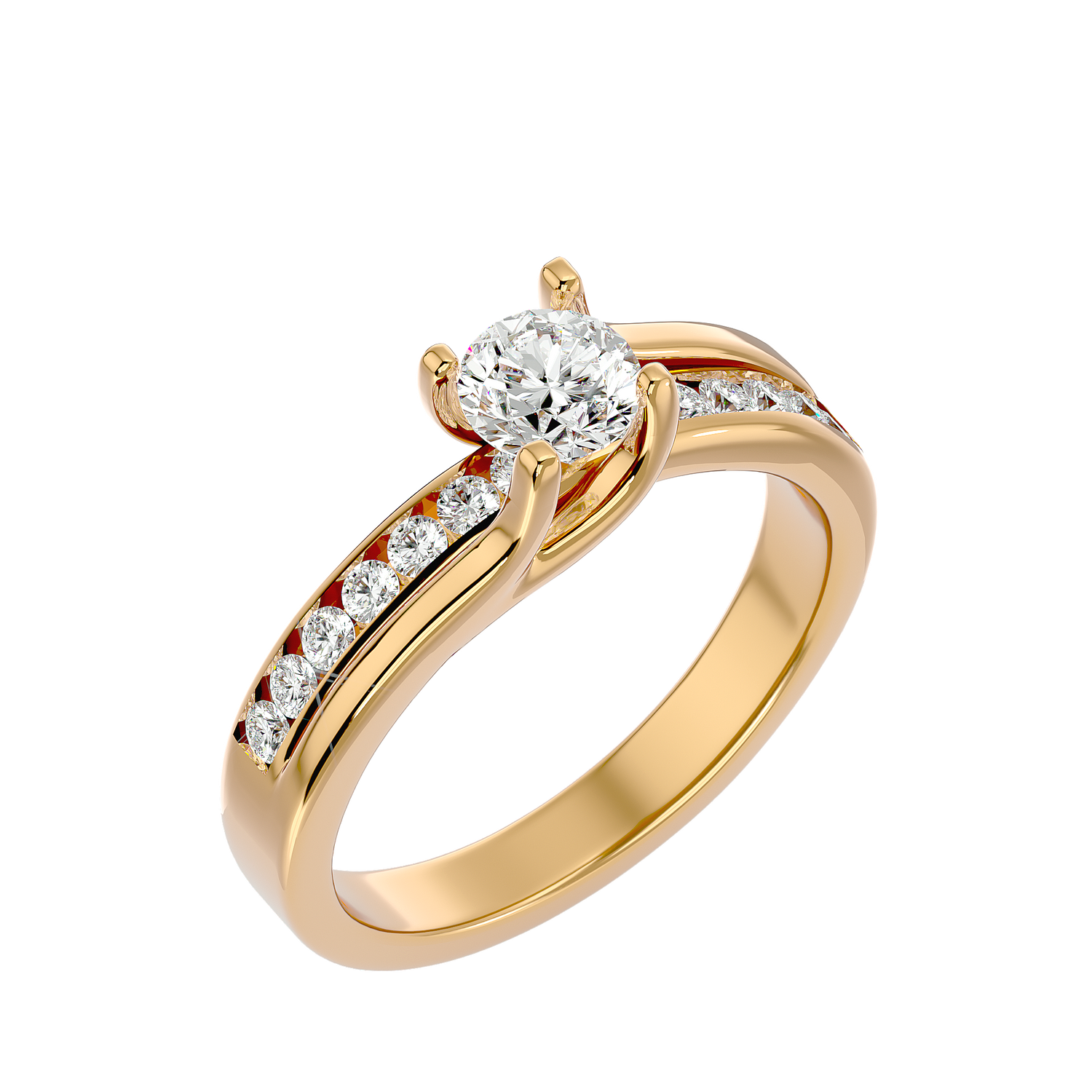Scarlett Solitaire Ring