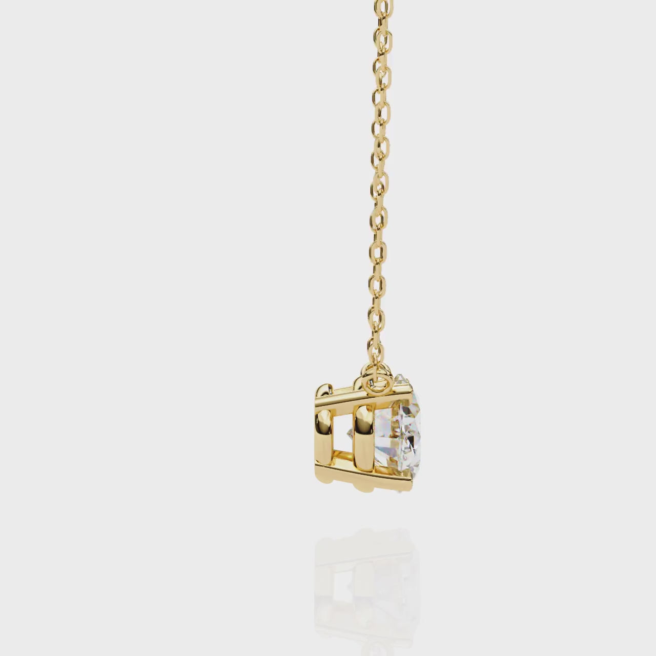 Carine Solitaire Pendant